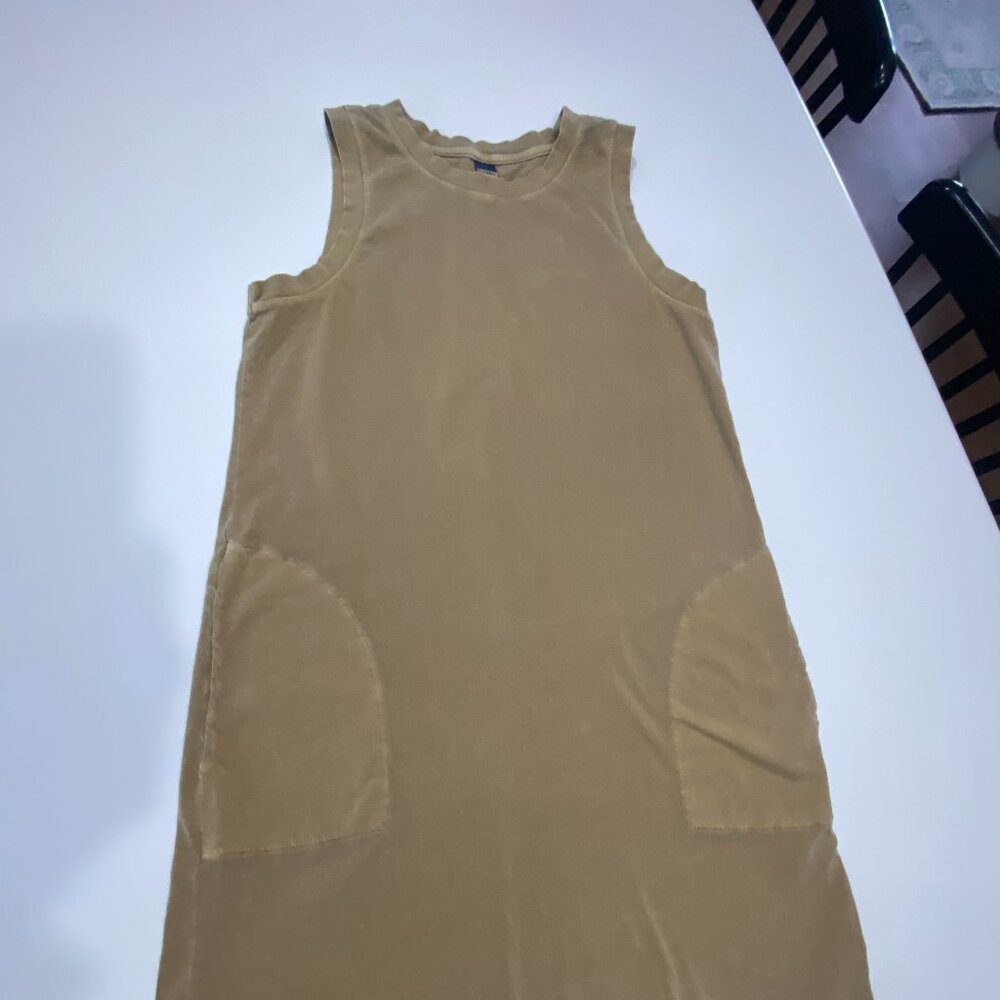 Old Navy Khaki with Pockets Tank Dress - S